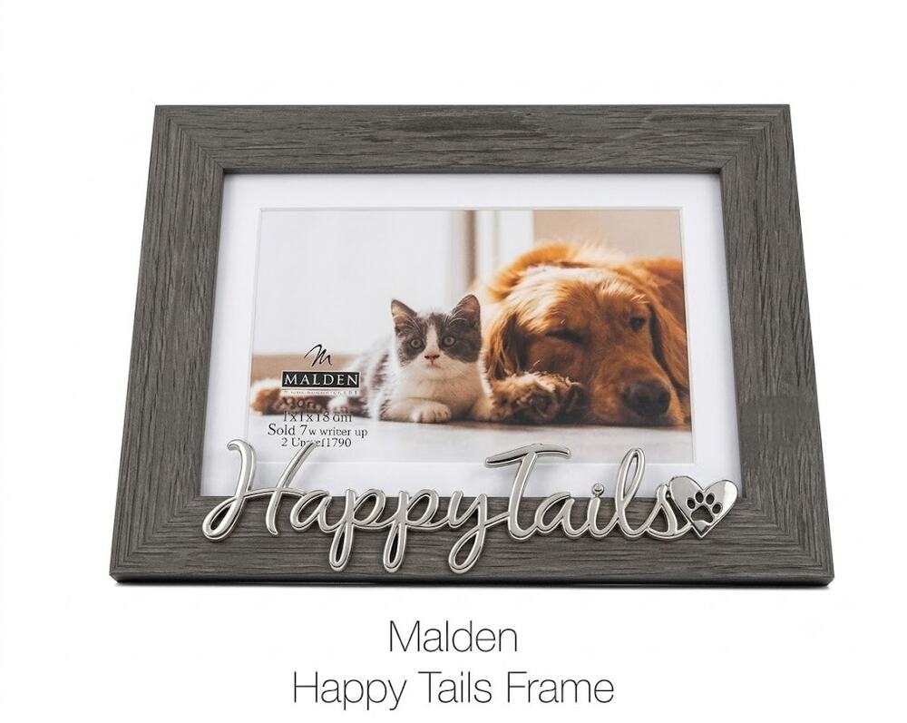 Malden Congratulations Friends Pet Picture Frame Silver Paw Print 5X7 or 4x6